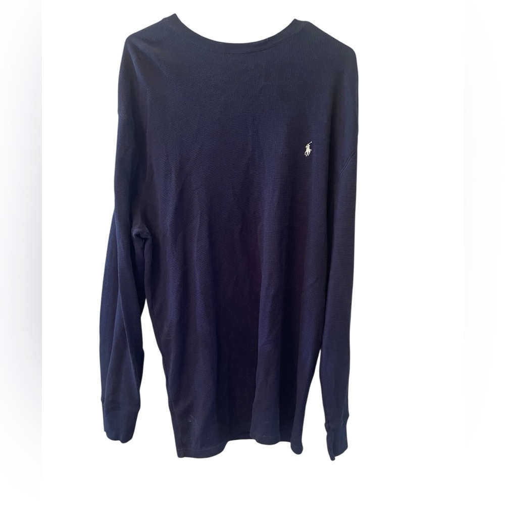 Polo Ralph Lauren Navy Blue Long Sleeve Sleep Shirt size 2XL